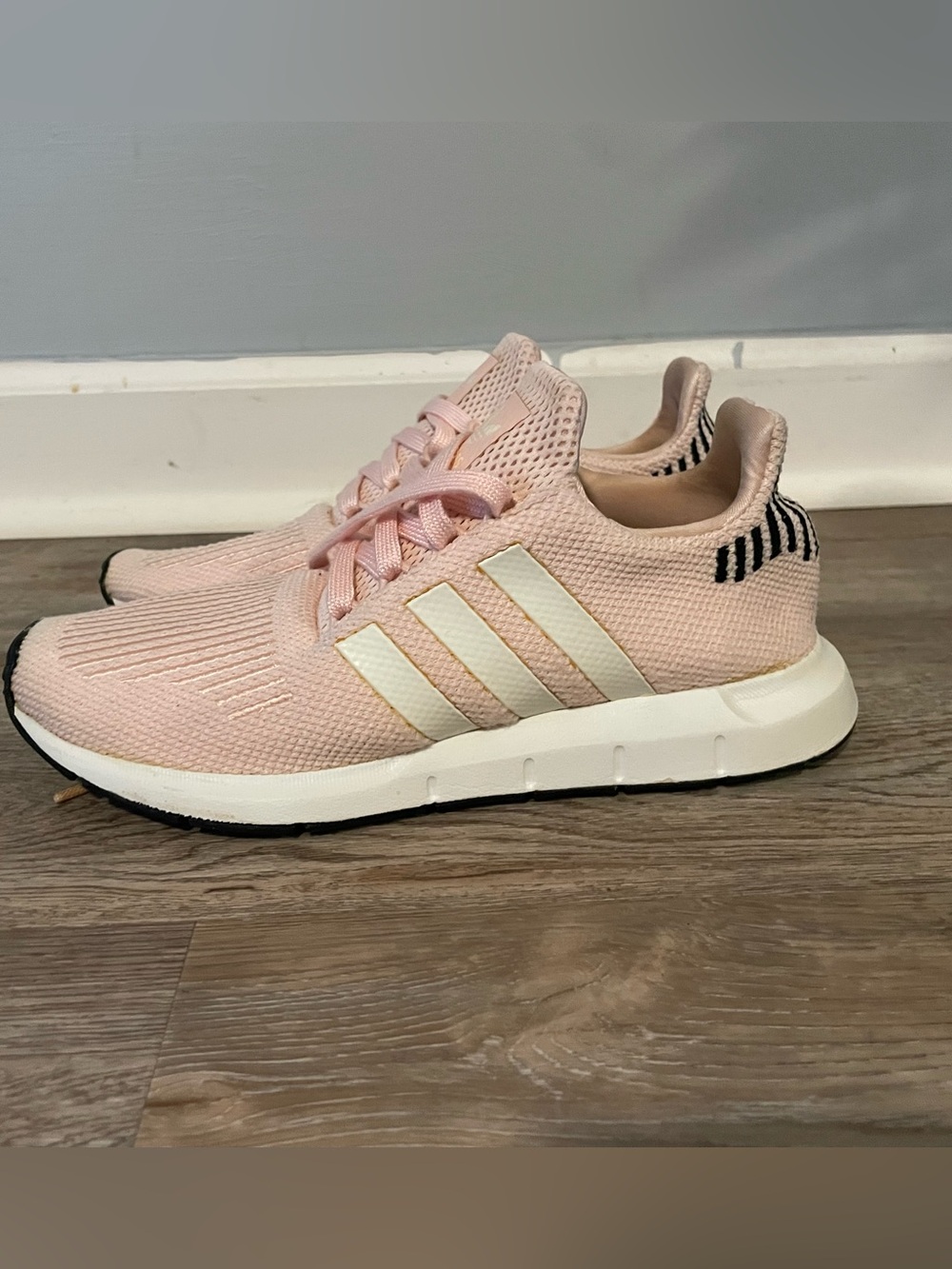 adidas Pink Knit Women’s Lightweight Sneakers